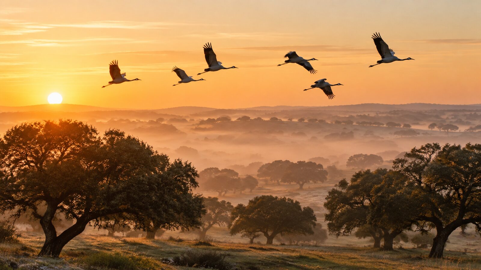 Aves y grullas en Extremadura: cuándo y dónde verlas, y qué significa para tu finca