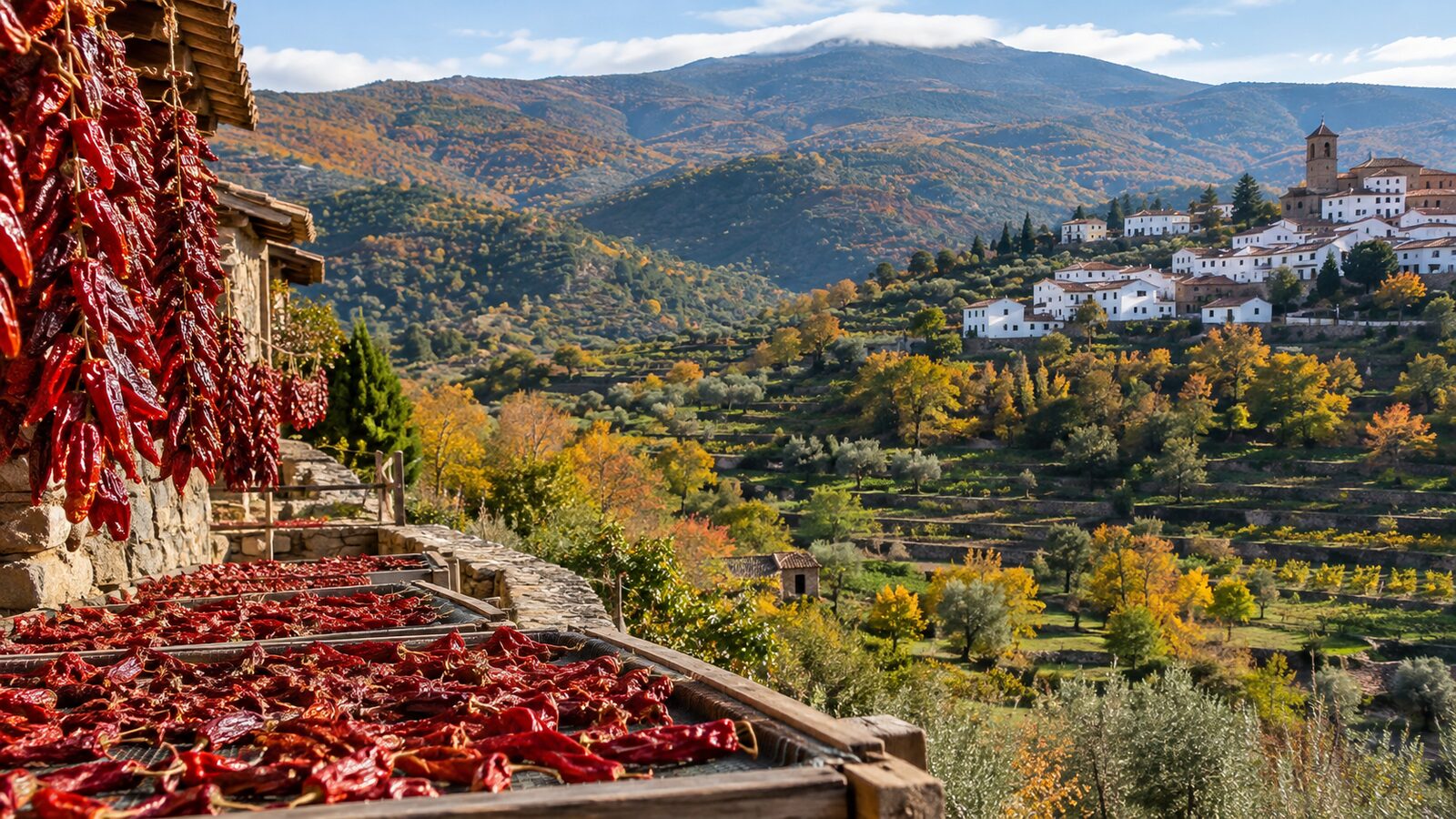Pimentón de la Vera DOP: variedades, secado con leña y qué mirar en una finca de la zona