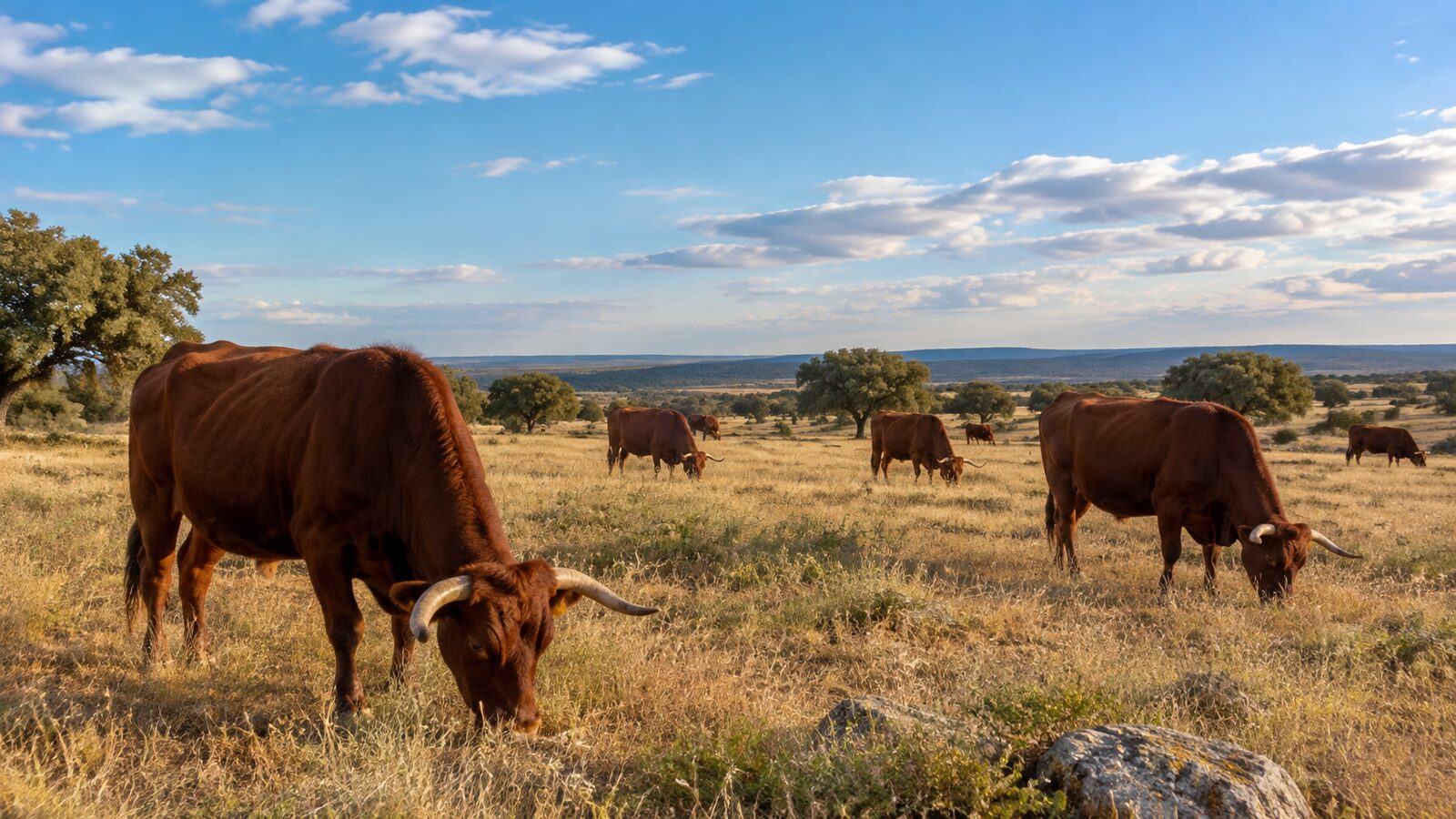 Extensive Rinderhaltung in der Extremadura: die Retinta-Rasse und die g.g.A. Ternera de Extremadura